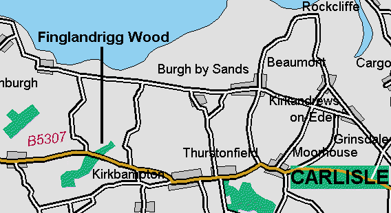 Finglandrigg Wood map