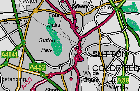 Sutton Park map